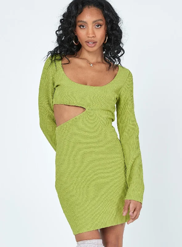 Corset dresses with sustainable materials and innovative technology integration for modern style and sustainability -Giana Long Sleeve Mini Dress Green Corset dresses with sustainable materials and innovative technology integration for modern style and sustainability -Giana Long Sleeve Mini Dress Green