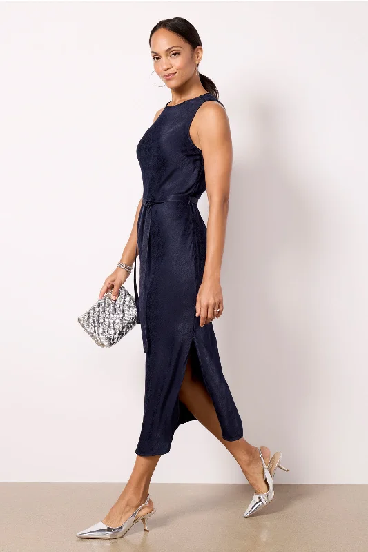 Can I wear a jumpsuit to a wedding instead of a dress- -Hammered Satin Slip Dress
