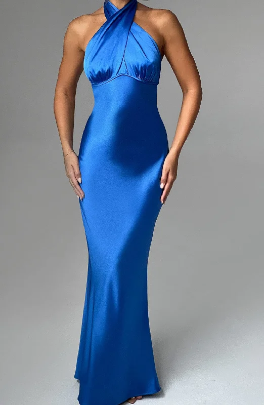 Gifts under $50 for destination wedding guests- -Dimitra Maxi Dress - Blue