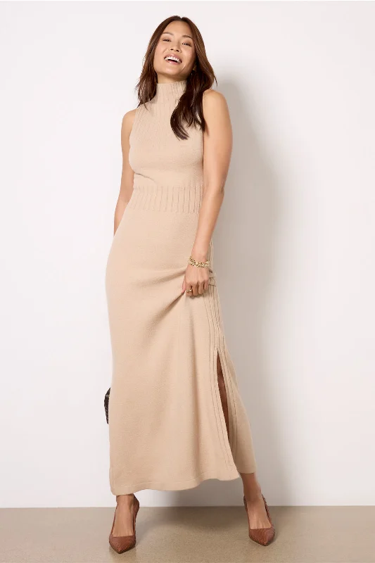 Flowy dresses for a comfortable yet stylish casual day - -Aurora Funnel Neck Maxi Dress
