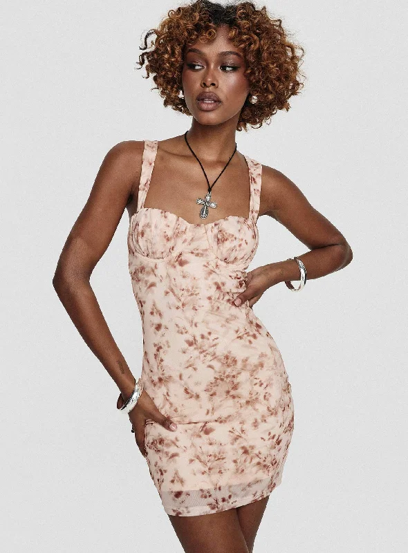 Birthday dresses for formal events with pastel colors and floral patterns for a fresh and youthful appearance -Regane Mini Dress Multi Birthday dresses for formal events with pastel colors and floral patterns for a fresh and youthful appearance -Regane Mini Dress Multi