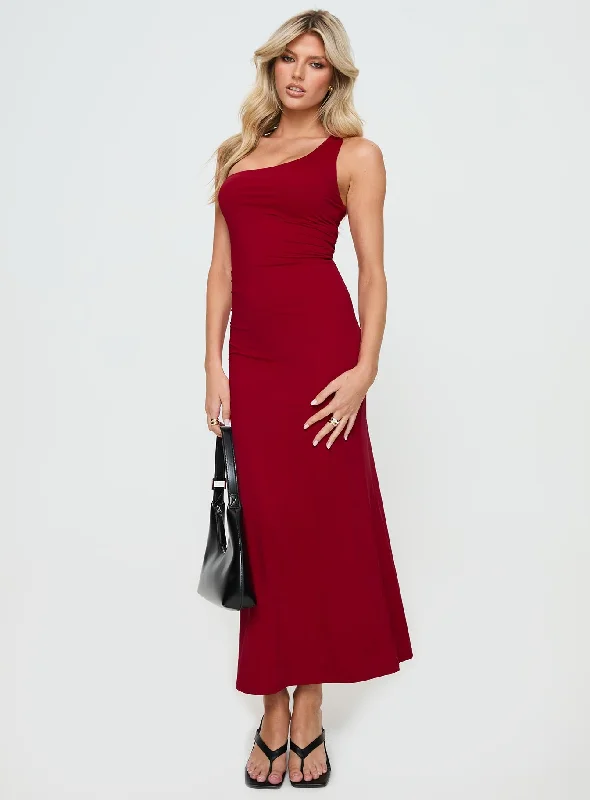 Formal party dresses for formal events with classic silhouettes and vintage-inspired accessories for a classic look -Smithy Maxi Dress Red Formal party dresses for formal events with classic silhouettes and vintage-inspired accessories for a classic look -Smithy Maxi Dress Red