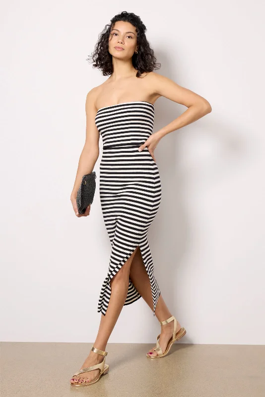 Best fabrics for flowy dresses in warm weather - -Jane Strapless Dress