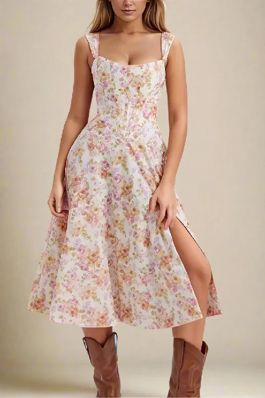 Monique Bodycon Dress - Dusty Pink