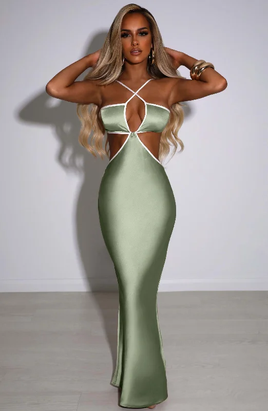 Formal gowns with luxurious fabrics and sophisticated designs for formal events and high-end galas -Arlo Maxi Dress - Sage Formal gowns with luxurious fabrics and sophisticated designs for formal events and high-end galas -Arlo Maxi Dress - Sage