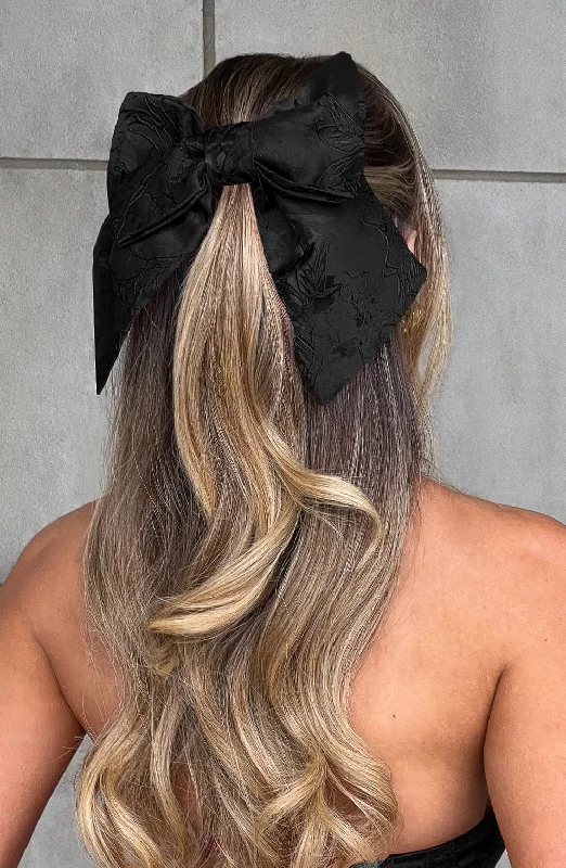 Guest dress rental services compared- -Elsa Bow - Black