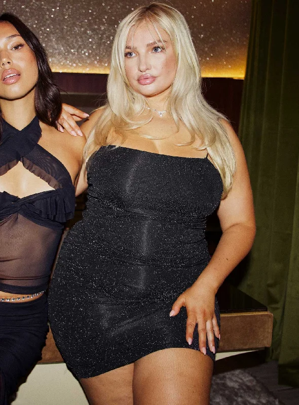 Formal corset dresses with luxurious fabrics and sophisticated designs -Reeva Mini Dress Black Curve Formal corset dresses with luxurious fabrics and sophisticated designs -Reeva Mini Dress Black Curve